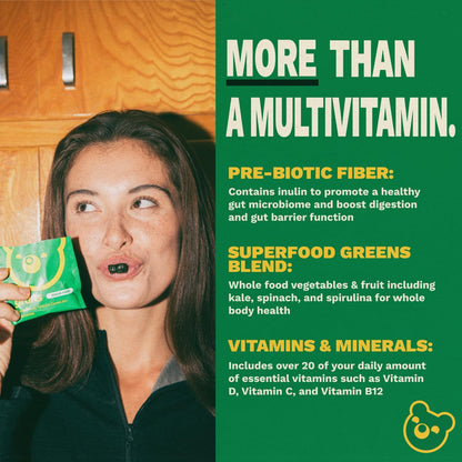 Grüns Adult Sugar-Free Greens Gummies, 28ct